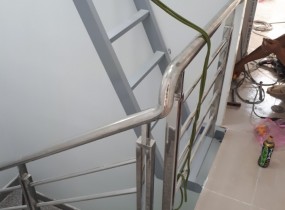 công trình lan can, cầu thang inox 304 tại Trà Vinh